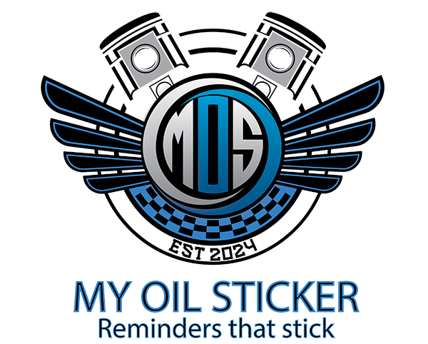 My Oil Sticker- Reminders that stick footer logo